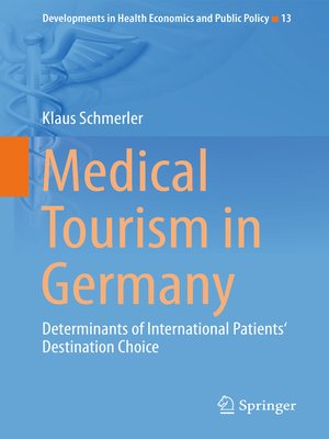cover image of Medical Tourism in Germany